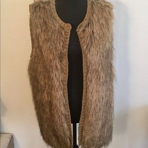 Faux Sweater Vest Taupe